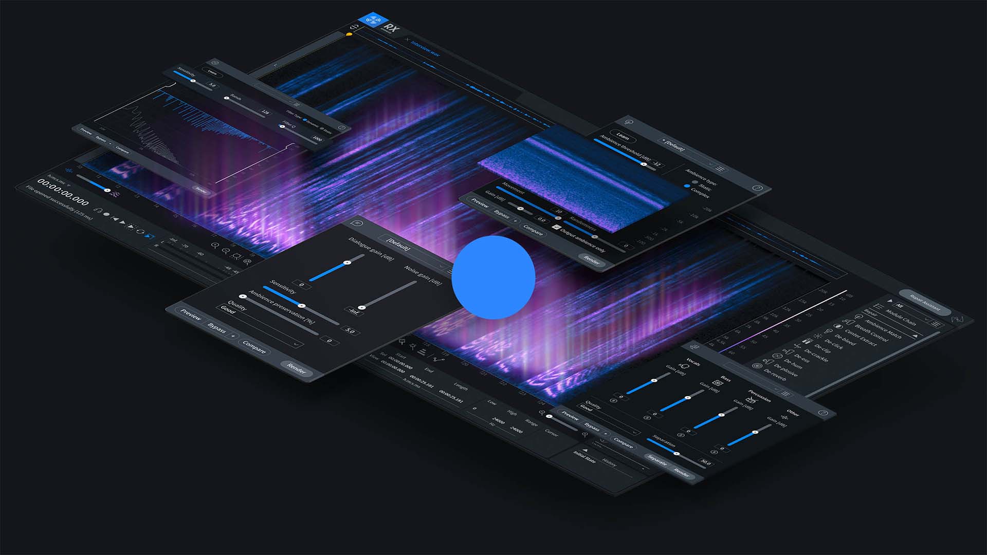 iZotope's RX9 suite. Image: iZotope.