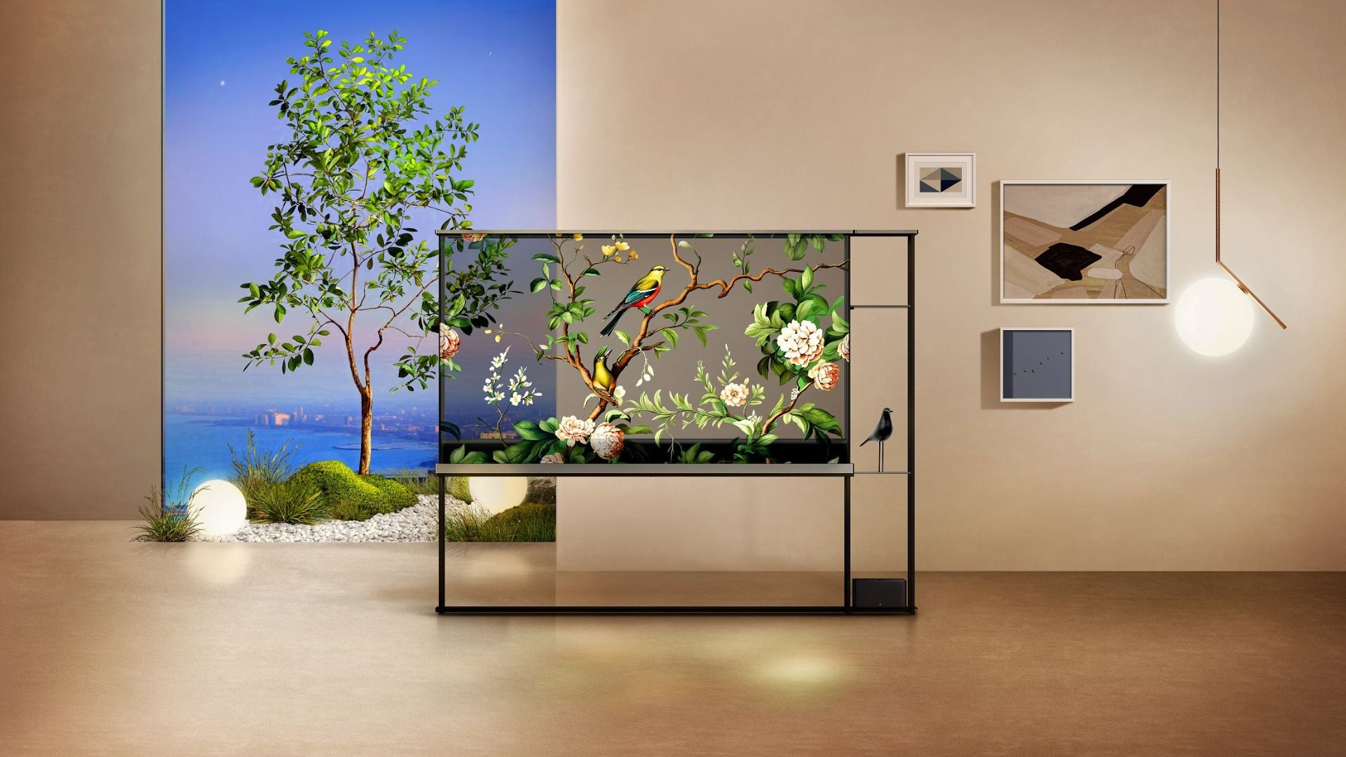 LG reveals the world's first transparent TV